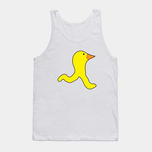 Running duckling Tank Top by SkelBunny